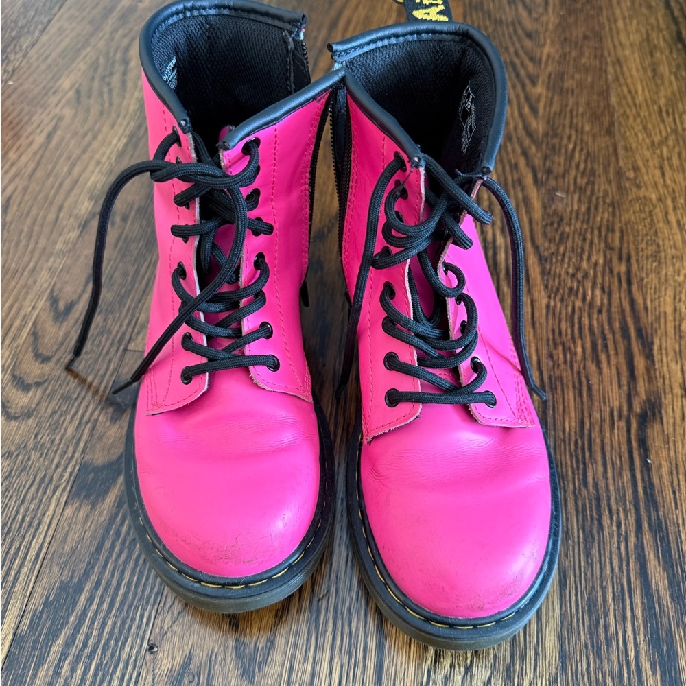 Dr. Martens Kids Fuchsia Boots